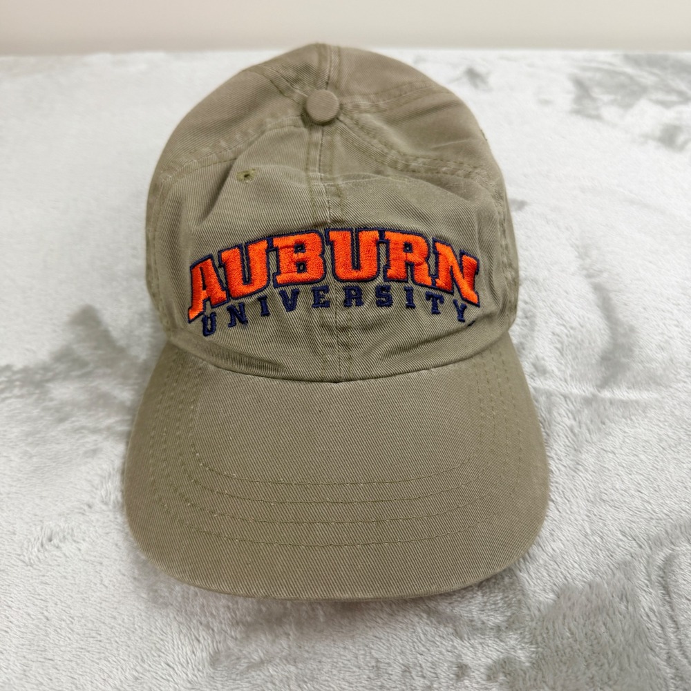 Auburn University Tigers Adjustable Khaki Hat Texas Pete Hot Sauce Embroidery